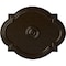Ekena Millwork Waltz Ceiling Medallion (Fits Canopies up to 4 1/2"), Hand-Painted Bronze, 21 1/4"W x 17 3/8"H x 1"P CM21WABZS - alternate 1